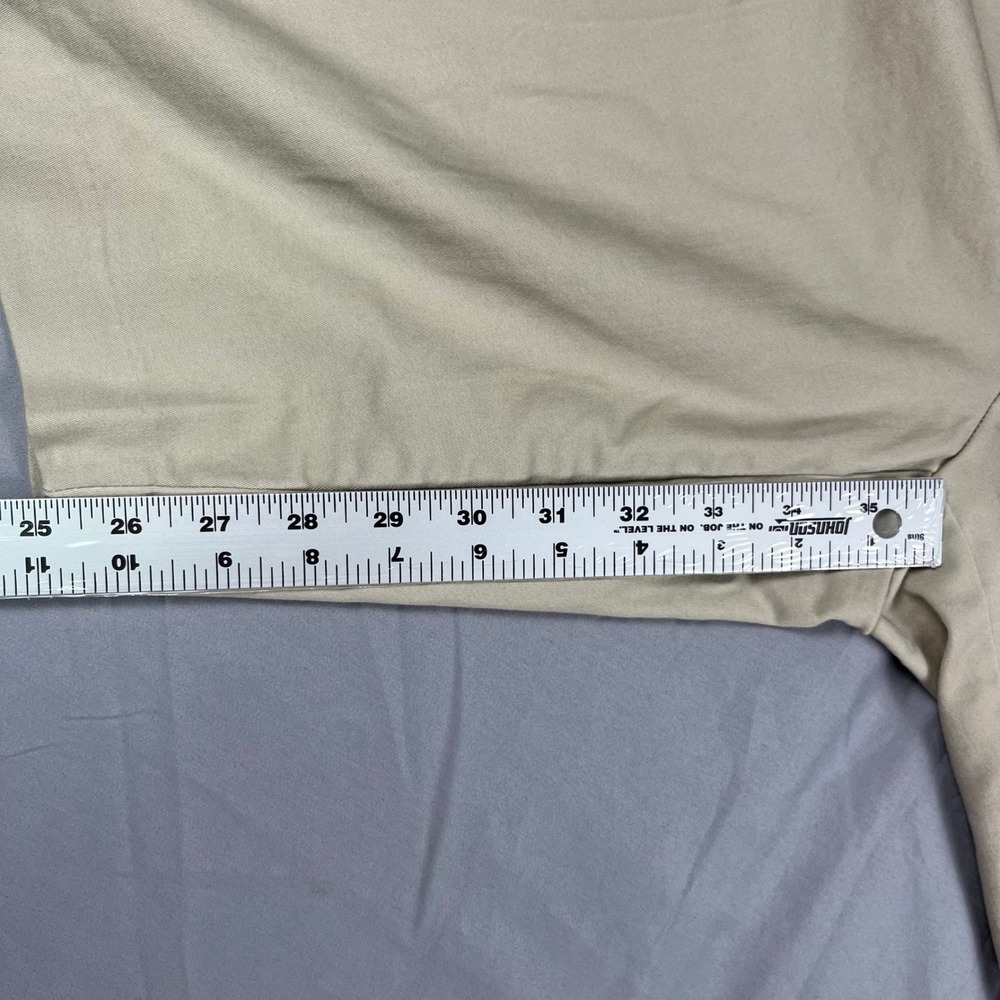 Croft & Barrow Effortless Stretch Bermuda Shorts Womens 18W Khaki Tan Pull On - Picture 13 of 14